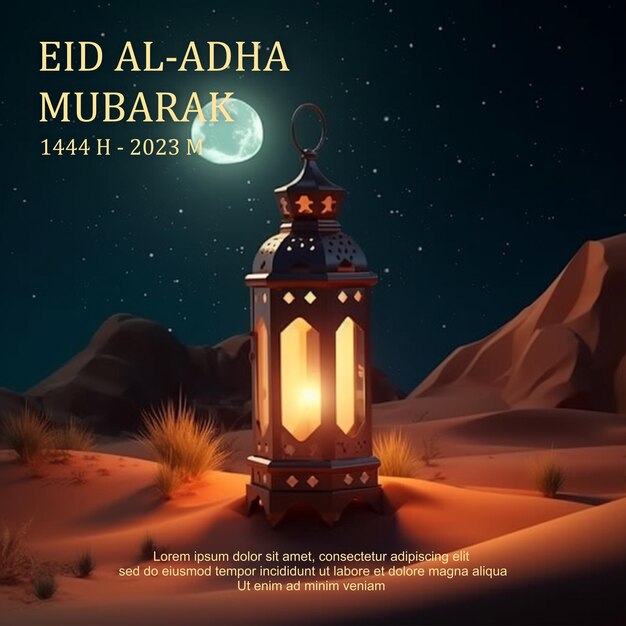 Modello Lantern Holiday Eid al Adha 10