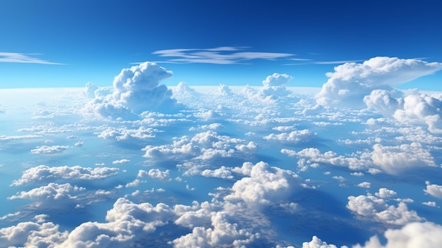 modello ripetuto di nubi cumuliformi nimbus