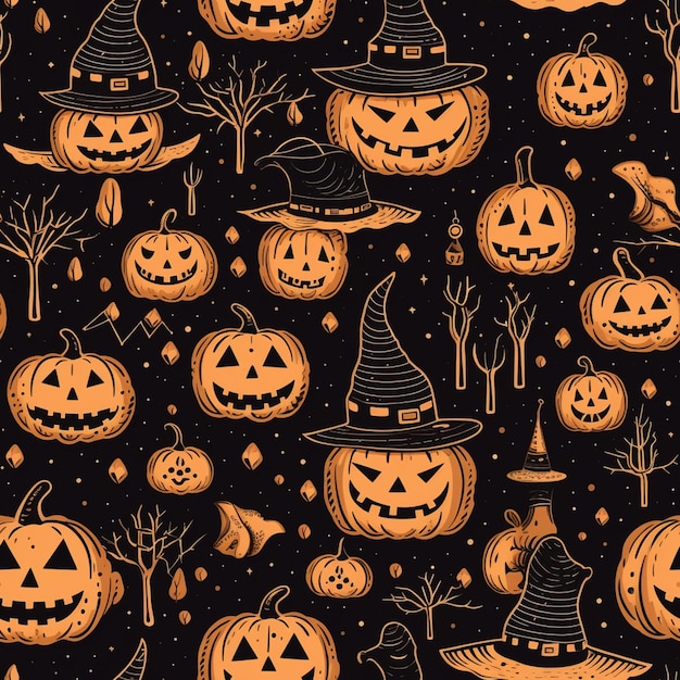 Modello senza cuciture di Halloween