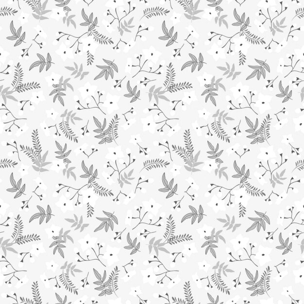 modello senza cuciture floreale fiore foglie illustrazione doodle natura animale per carta da parati invito matrimonio carta regalo