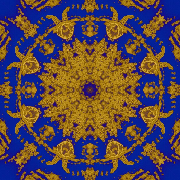 Modello senza cuciture Modello ucraino Giallo blu