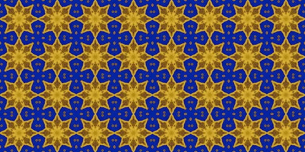 Modello senza cuciture Modello ucraino Giallo blu