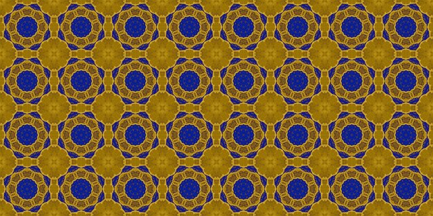 Modello senza cuciture Modello ucraino Giallo blu