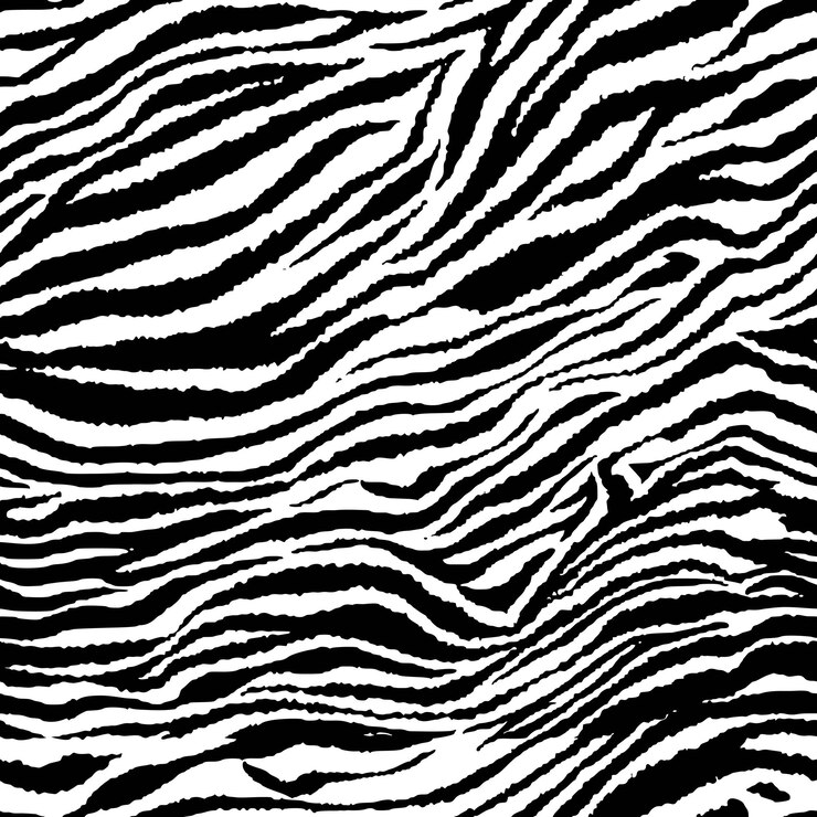 modello senza cuciture per pareti di sfondo a strisce animali organiche disegnate a mano