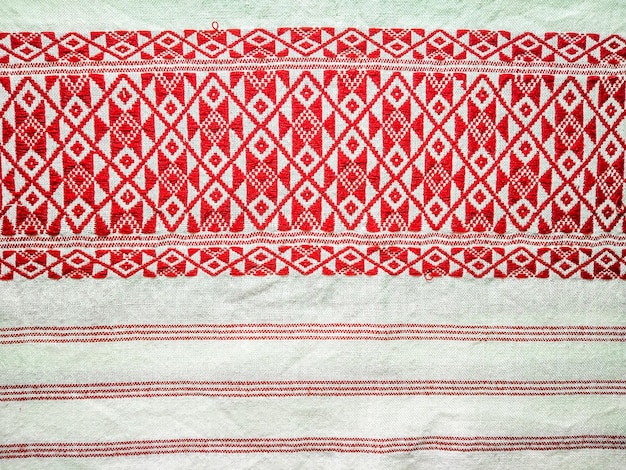 modello tribale assamese gamusa o gamosa dell'India nord-orientale utilizzato per il design tessile in bihu