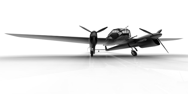 Modello tridimensionale dell'aereo bombardiere della seconda guerra mondiale