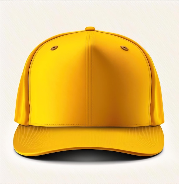 Modello vuoto cappello giallo