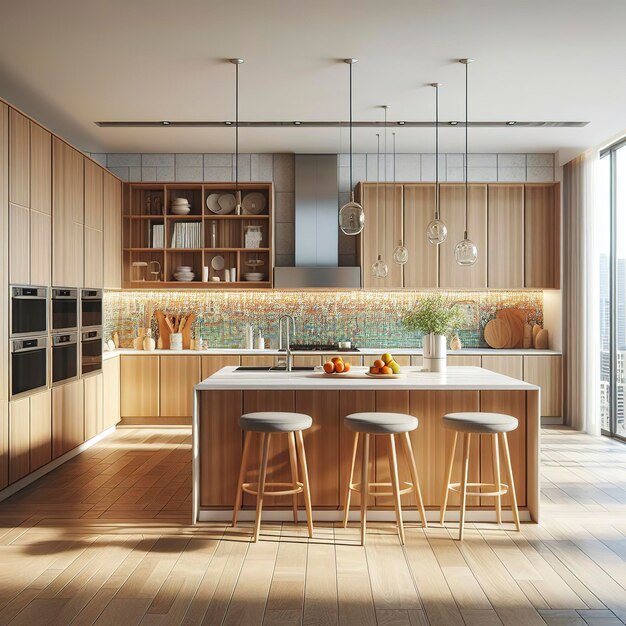 Moderno design degli interni delle cucine