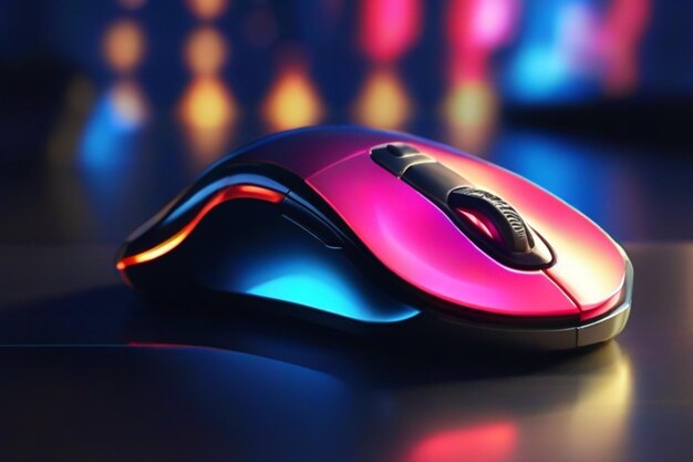 Moderno e elegante mouse per computer