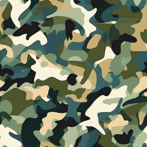 Moderno modello senza cuciture di camuffamento