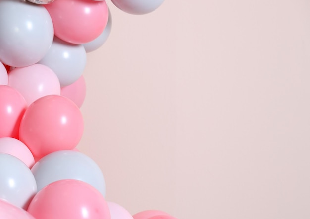 Moderno saluto di compleanno Sottofondo semplice