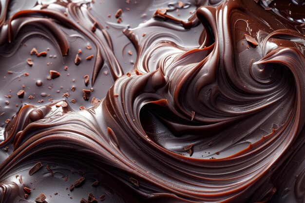 Moderno senza cuciture di cioccolato fuso