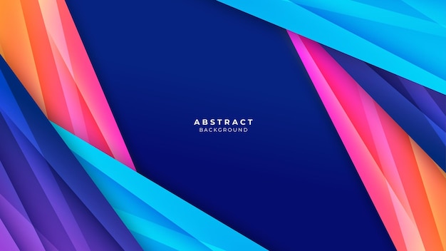 Moderno sfondo di presentazione astratta colorato con linee a righe