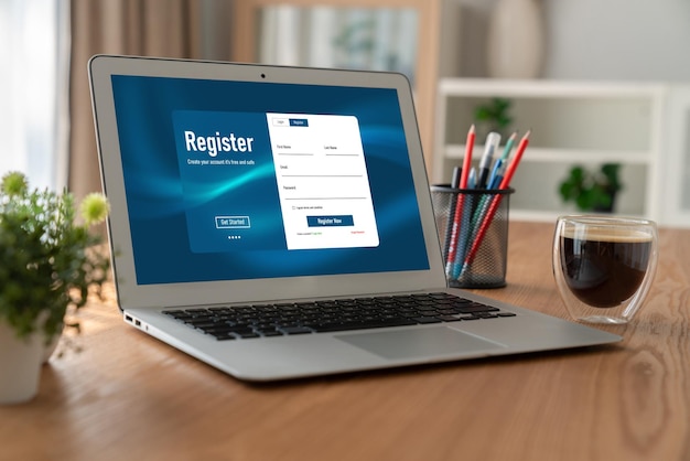 Modulo di registrazione online per la compilazione di moduli moderni