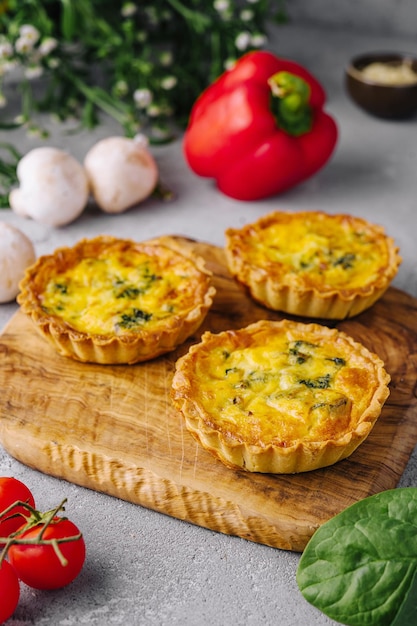 Molti mini antipasti per quiche