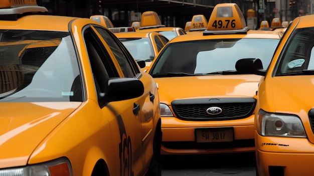 Molti taxi di New York