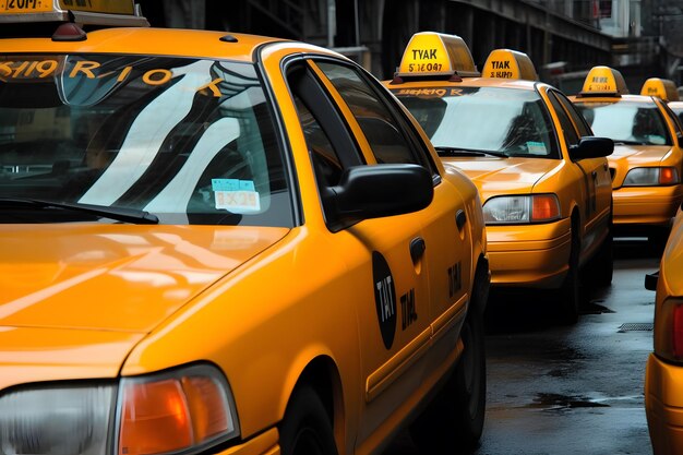 Molti taxi di New York