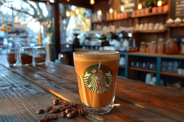 Momenti di caffè che catturano la felicità di Starbucks