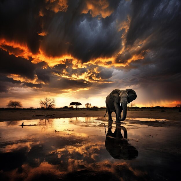 Momenti epici di Safari Nature Dramma fotografia naturalistica