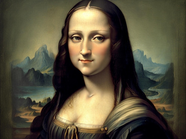 Mona Lisa moglie di un ricco fiorentino ai generativo