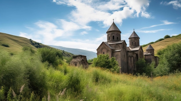 Monasteri di Haghpat Sanahin in Armenia Edificio architettonico religioso in pietra UNESCO Storico