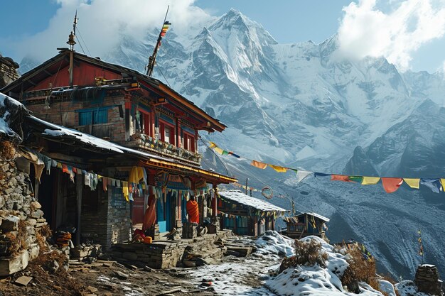 Monastero buddista in Tibet