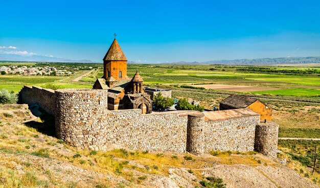 Monastero di Khor Virap situato in Armenia