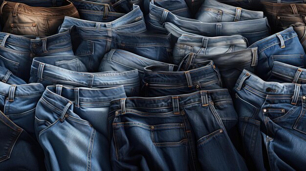 mondo del denim diversificato con jeans femminili e maschili scelte di moda per ogni stile e occasione