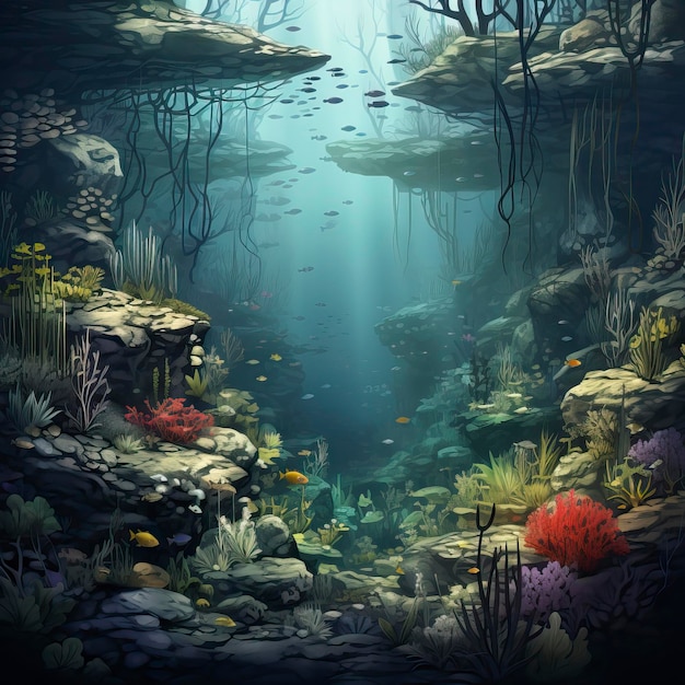Mondo fantastico subacqueo La bellezza delle creature Mondo fantastico della bellezza subacquea