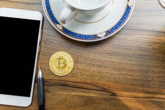 Moneta Bitcoin su smartphone