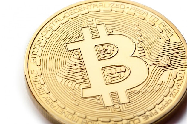 Moneta d'oro Bitcoin