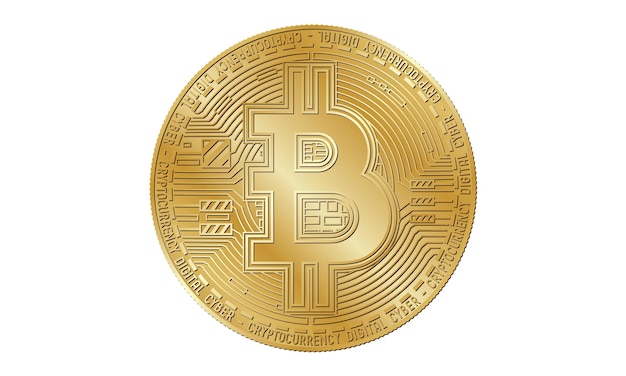 Moneta d'oro di valuta Bitcoin