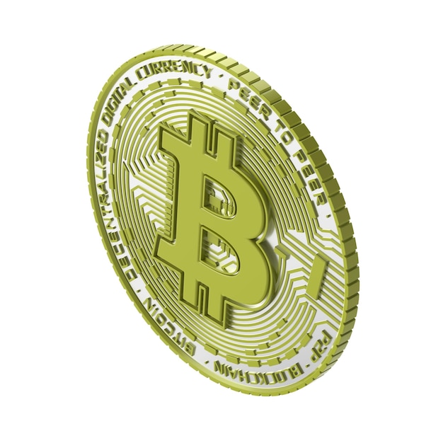 Moneta di metallo Bitcoin