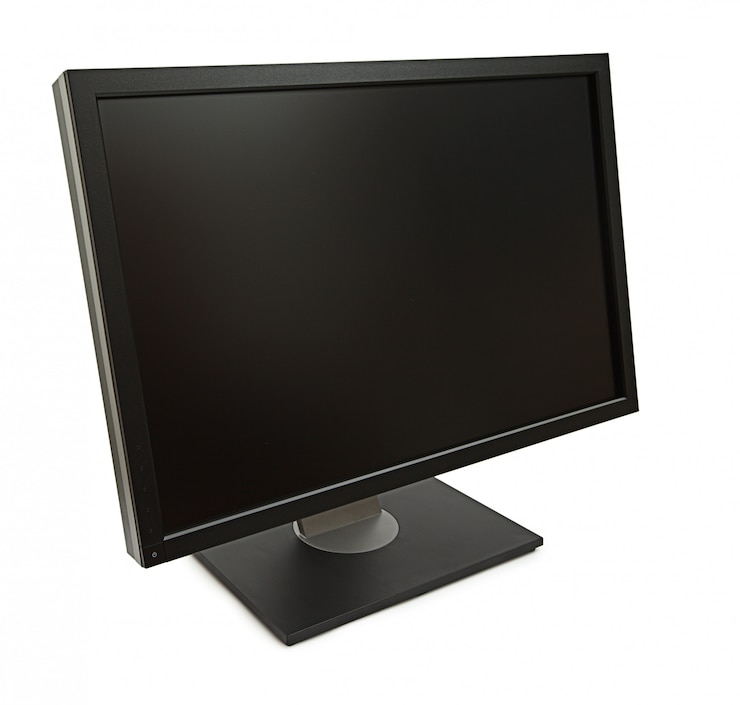 Photo monitor komputer terisolasi