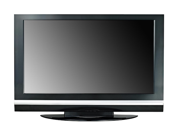 Monitor tv lcd widescreen moderno isolato