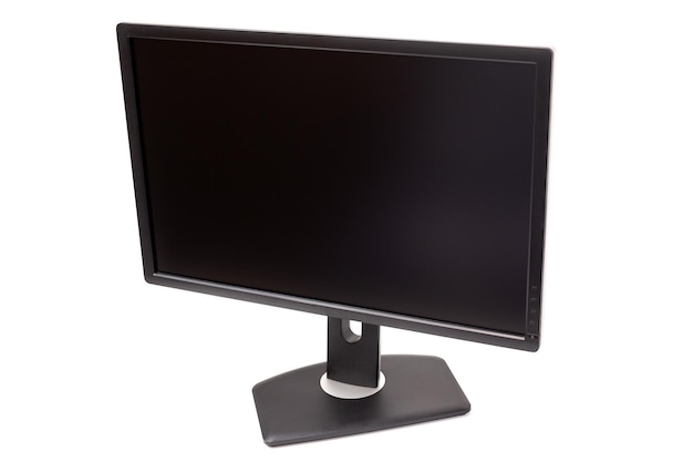 Monitor WUXGA IPS nero isolato su sfondo bianco