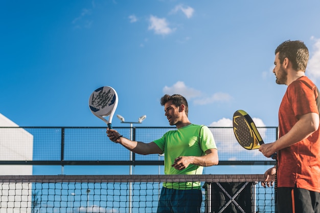 Monitorare l'insegnamento della lezione di padel