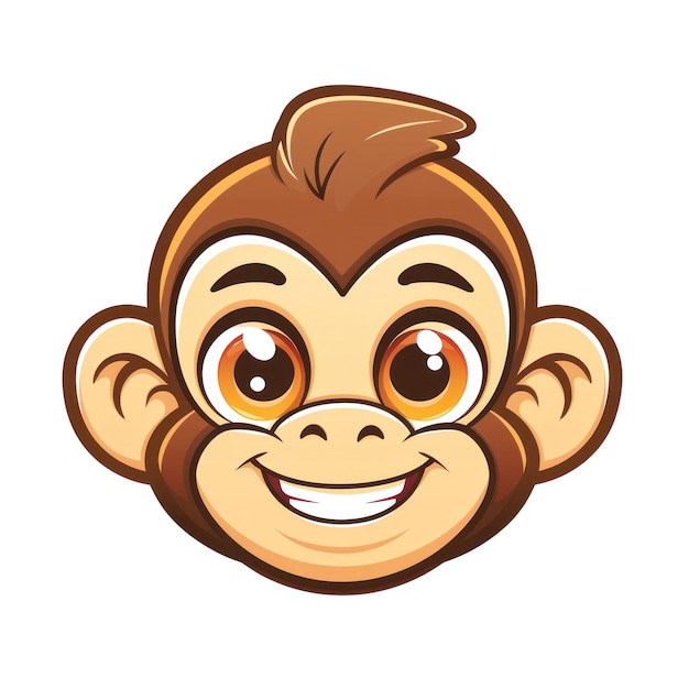 Monkey Vector Logotype AI generativa
