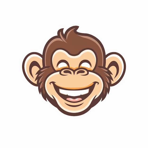 Monkey Vector Logotype AI generativa