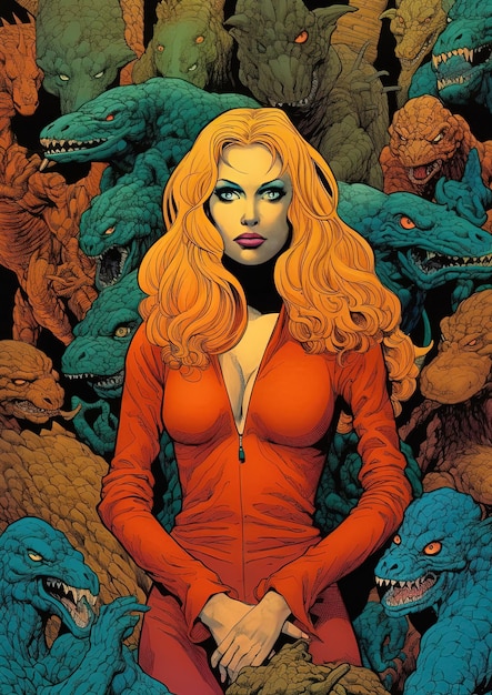 Monster Woman Artwork di Richard Corben