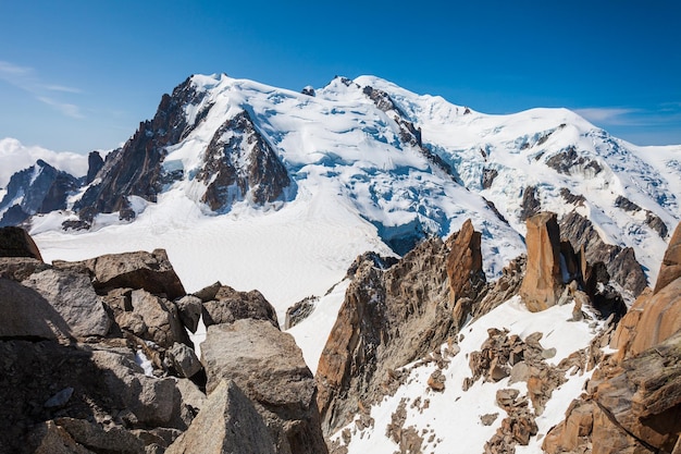 Mont Blanc montagna più alta d'Europa