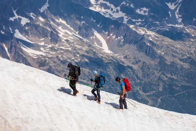 Mont Blanc montagna più alta d'Europa