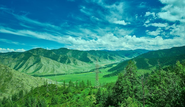 Montagna Altai Chuisky Valle di Katyn