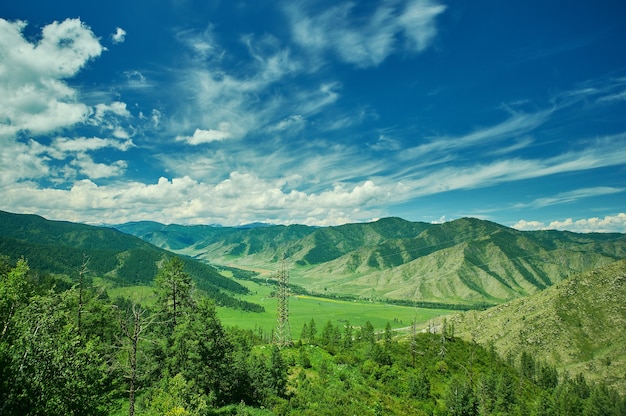 Montagna Altai. Valle di Chuisky Katyn