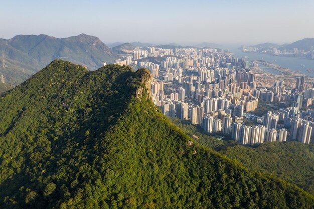 Montagna della roccia del leone a Hong Kong