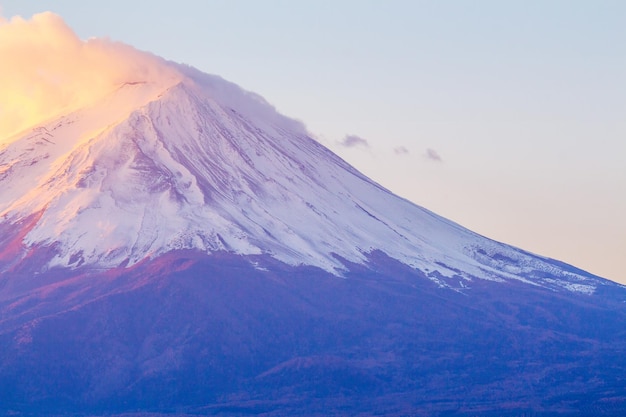 Montagna Fuji al mattino