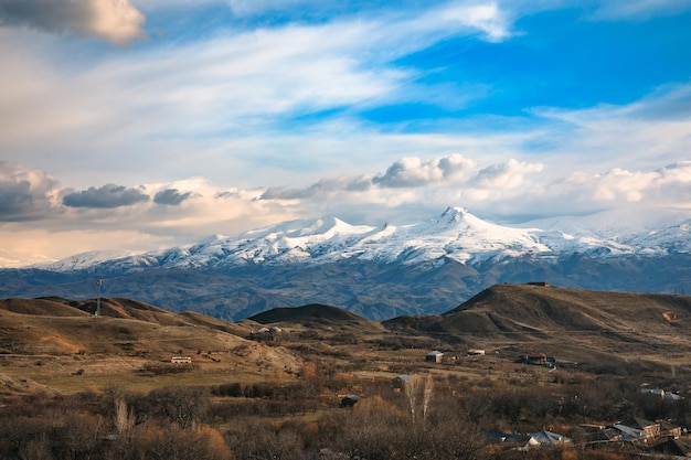 montagna in inverno