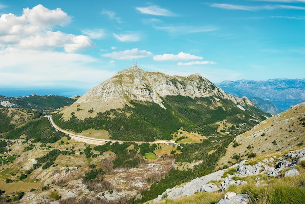 Montagna nel Parco Lovcen