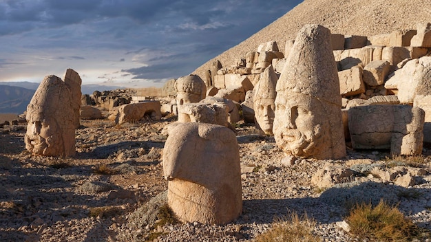 Montagna Nemrut. Adiyaman Turchia