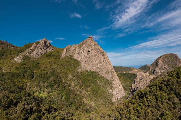 Montagne a La Gomera, Isole Canarie, Spagna.